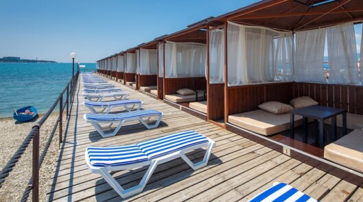 Собственный пляж