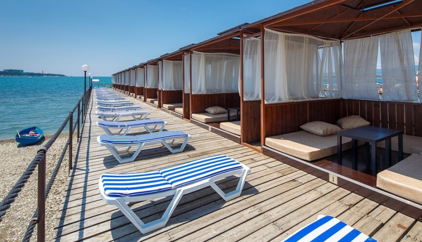 Собственный пляж